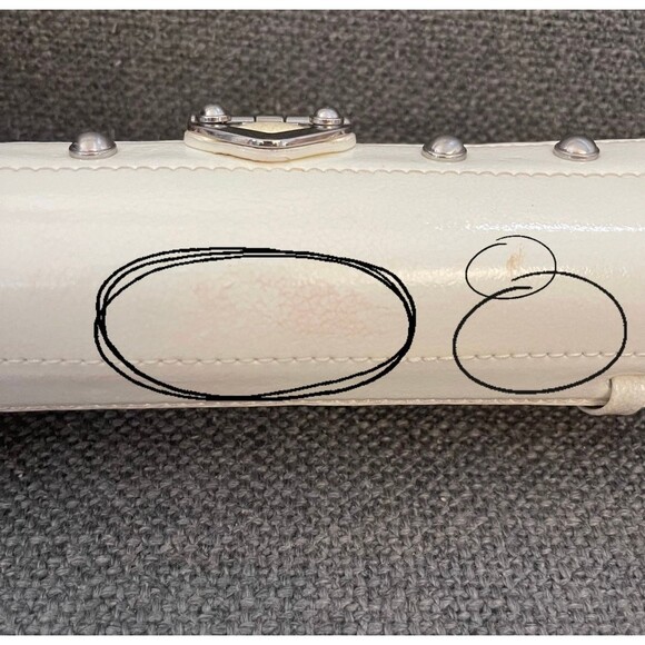 Small Vtg Michael Kors Rattan Wicker Clutch - Picture 11 of 12